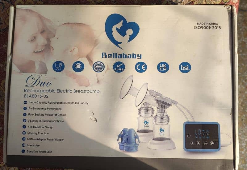 Bellababy Duo Rechargeable Breast Pump BLA 8015-02 0