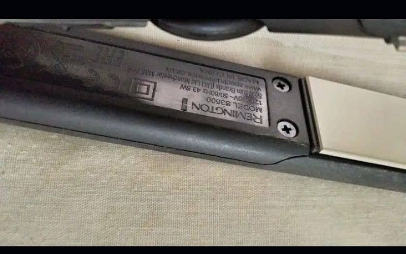 UK imported Remington straightener & curler 2