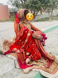 bridal heavy andhrakha style lahanga