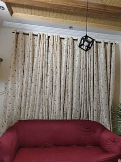 Off-white embroidered Curtains