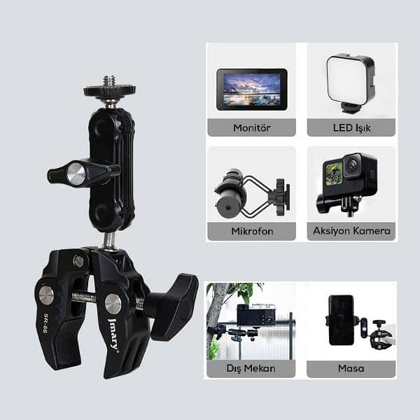 Jmary Mount For GoPro, iPhone, Mobile 0324-9107656 1