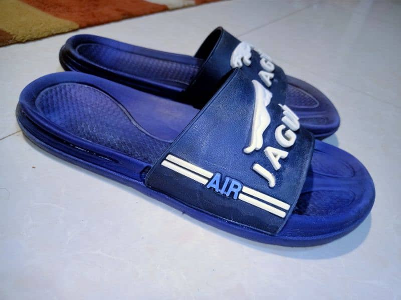 men comfort blue slippers 1