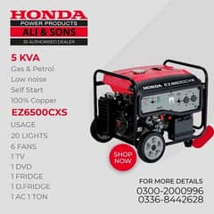 Honda/Generator/EZ-6500cxs/5kVA 0