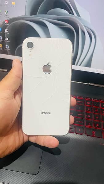Iphone XR in white color water pack 5