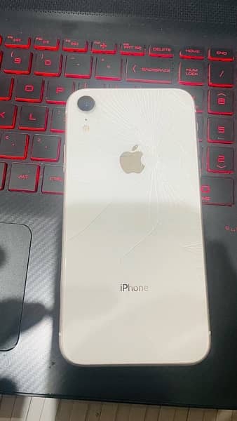 Iphone XR in white color water pack 7