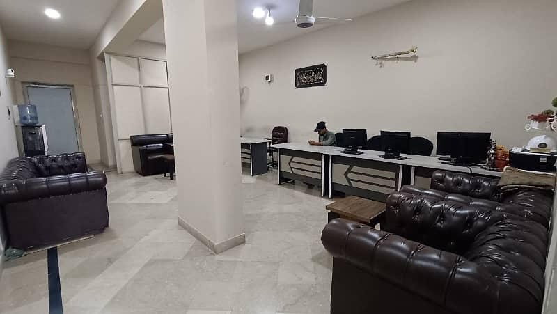 650 Sqft 2nd Floor Fully Furnished Office Available On Rent Located In I-8 Markaz 3