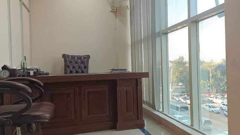 650 Sqft 2nd Floor Fully Furnished Office Available On Rent Located In I-8 Markaz 9
