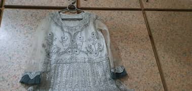 heavy embroidery  frock 0