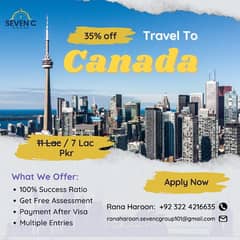 Canada multiple family/single visit visa on Done base 100% ratio 0