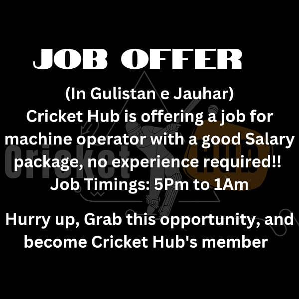 Grab this amazing job Opportunity 0