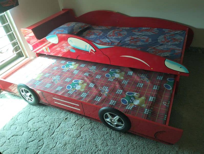 bed for boys  in car shape 1
