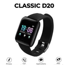 D20 Smart Watch Black