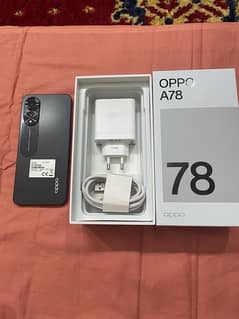 Oppo A78 Just box open