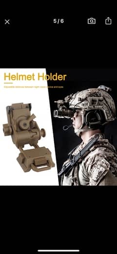 Mount Bracket Holder For Goggle Night Vision Stent Helmet 0