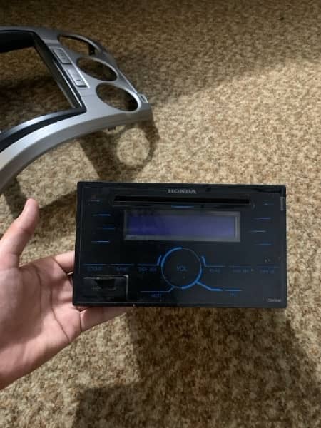 Genuine Honda city 2018 Lcd DVD player with panel, Ac + Rear button 2