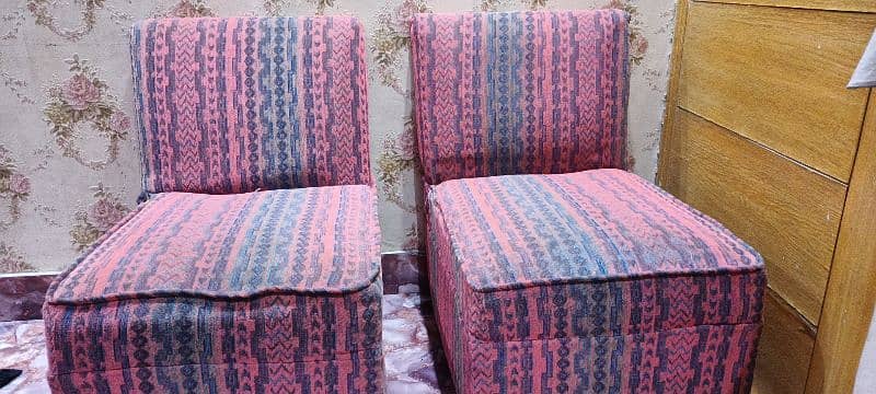 two sofas 1 year used 1