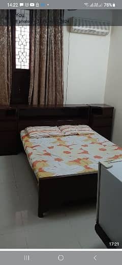 Fully furnished room with attached bath and kitchen for RENT 1st flr