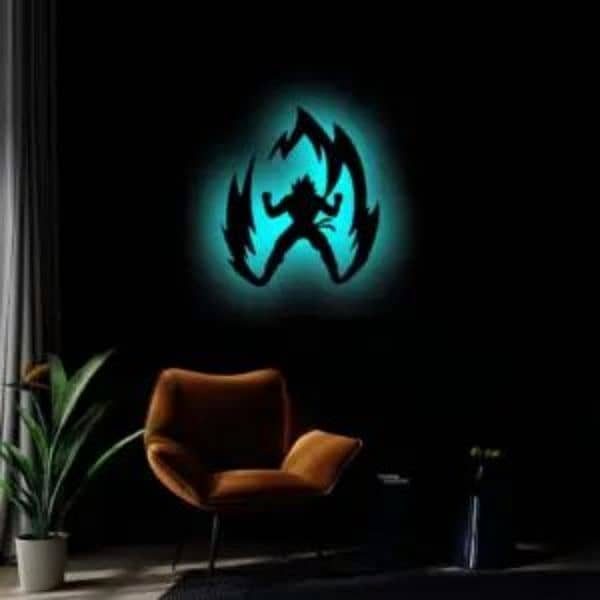 Anime V2 LED WALL SILHOUETTE ( Anime WallFrame ) 4