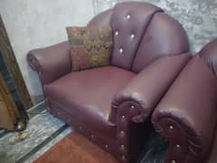 6 seater Sofa with Leather Poshish 0