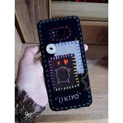 Embroidered phone case