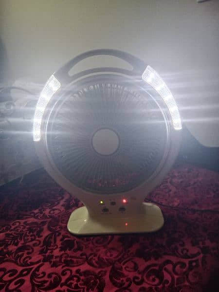 Fan rechargeable able with Battery backup 2houre fan sale 1