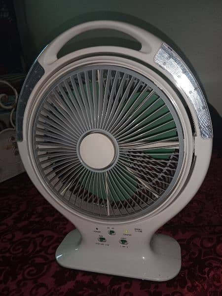 Fan rechargeable able with Battery backup 2houre fan sale 0