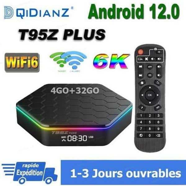 T95Z PLUS 6K HDR ANDROID 12.0 TV BOX - 4GB/64GB 1