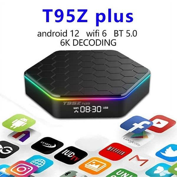 T95Z PLUS 6K HDR ANDROID 12.0 TV BOX - 4GB/64GB 2