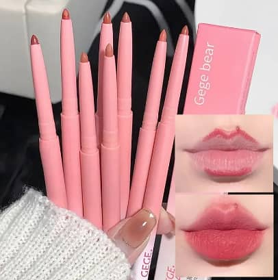 8 Colors  Lipliner Pencil Velvet Matte Smooth Lipstick Pen Waterproof 1