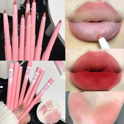 8 Colors  Lipliner Pencil Velvet Matte Smooth Lipstick Pen Waterproof 3