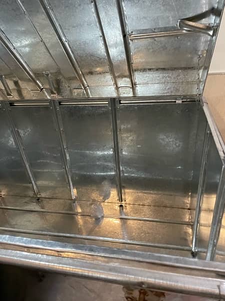 2 Brand new Storage boxes 6 feet long (steel) 3