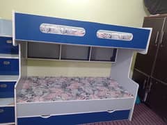 Urgent sale Bunk bed | Kid wooden bunker bed | Kid bed | Triple bed .