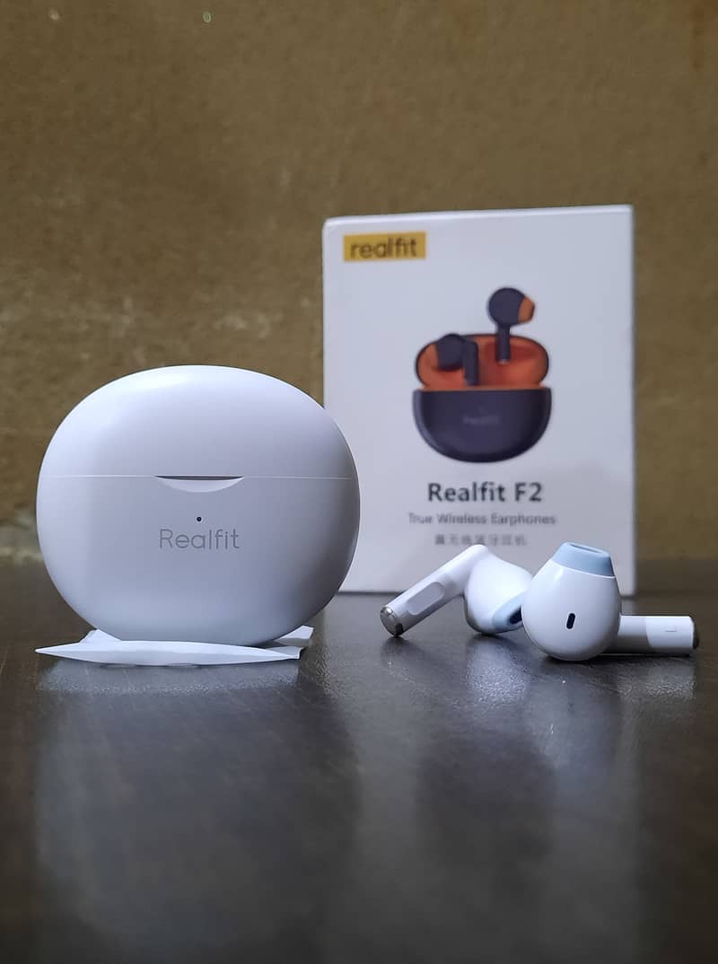 New Launched Realfit f2 Earbuds with B 5.3v (Gaming Earphones/airpods) 4