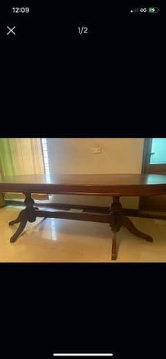 8 seater wooden dinning table 0