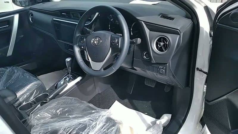 Toyota corolla Altis Grande black interior 2022 6