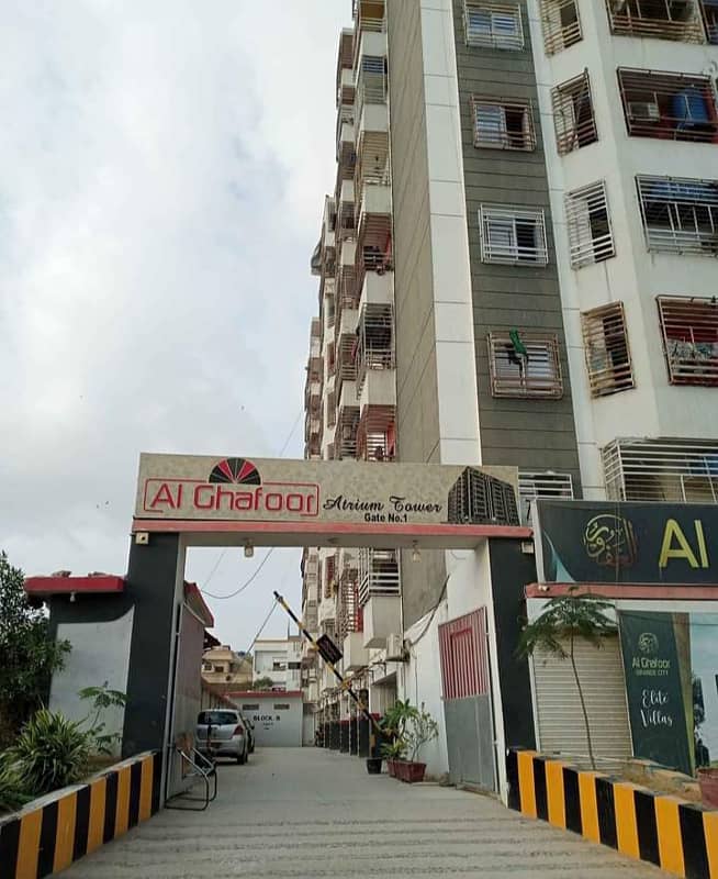 350 SQ FEET 1 BED LOUNGE CORNER AL GHAFOOR ATRIUM NORTH KARACHI 11A 1