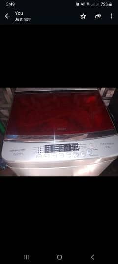 Used Haier 8 kg automatic washing machine