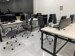 workstations of 16 seats Capacity (call center computer table)
