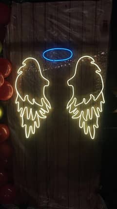 Angle wings Neon Sign