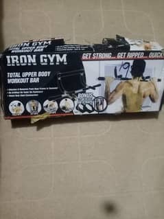 Iron Gym Total Upper Body Workout Bar 0