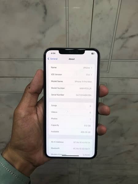 IPhone 11 pro max 512gb pta Approved 5