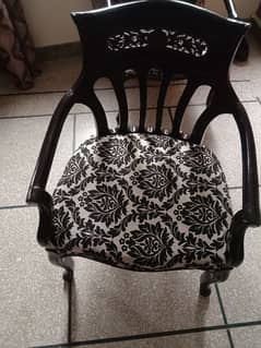 2 ROOM CHAIRS WITH TABLE SET BRAND NEW