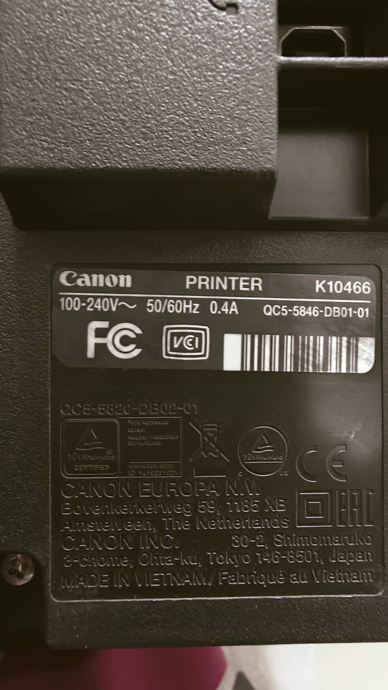 Canon PIXMA TS207 Printer 3
