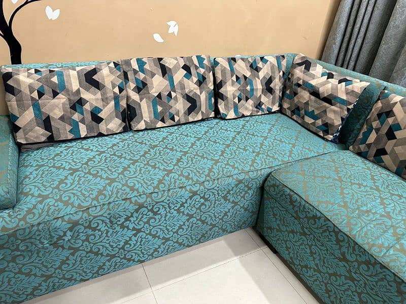 L Shaped Sofa Set (corner sofa) sale in karachi 1