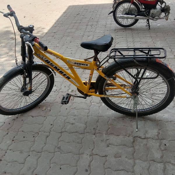 Humber yellow bicycle 1
