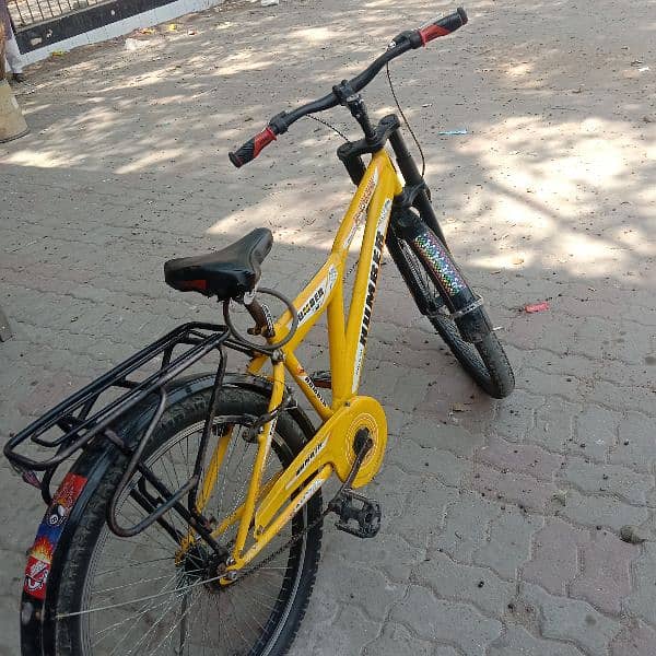 Humber yellow bicycle 3