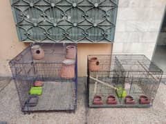 2 big parrot cages for sale