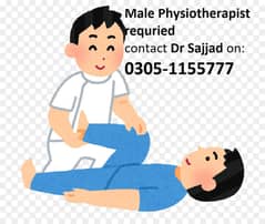 Male physiotherapist