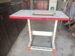 Table and stand  for sewing machine