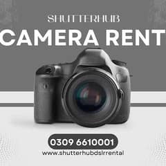 DSLR CAMERA ON RENT, Lens, Rent, Canon, Sony ,Lens / Rent A Camera